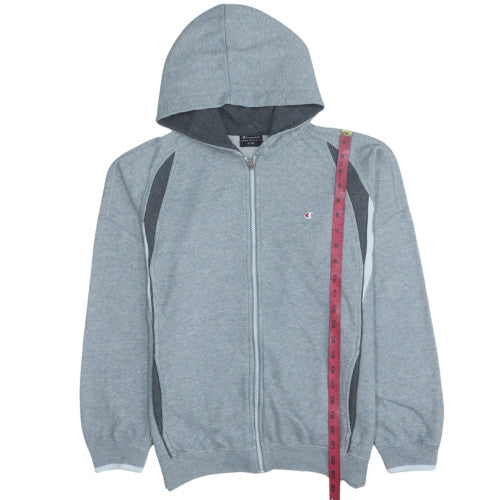 Champion Boys Grey Full Zip Hoodie 13 Years Fleece Sportswear