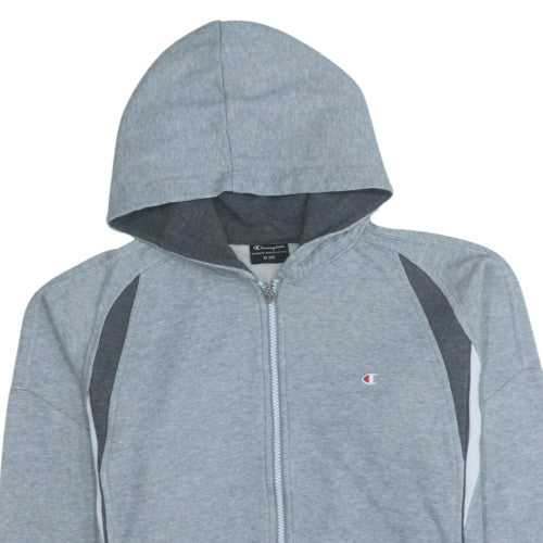 Champion Boys Grey Full Zip Hoodie 13 Years Fleece Sportswear
