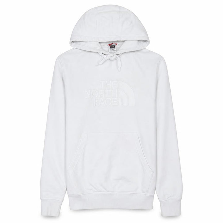 The North Face Men's White Pullover Hoodie Size S Logo Cotton