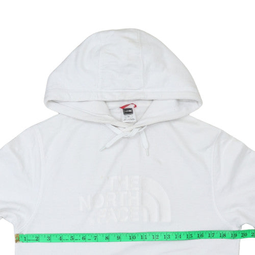 The North Face Men's White Pullover Hoodie Size S Logo Cotton