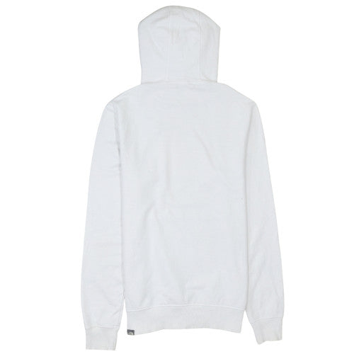 The North Face Men's White Pullover Hoodie Size S Logo Cotton