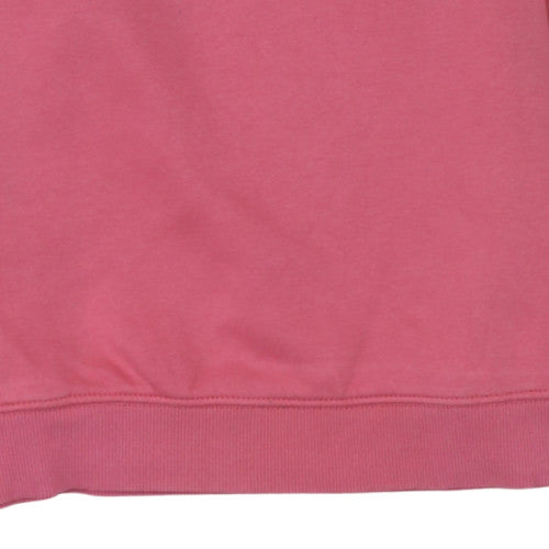 Tommy Jeans Women's Pink V-Neck Pullover Sweatshirt M Cotton Blend