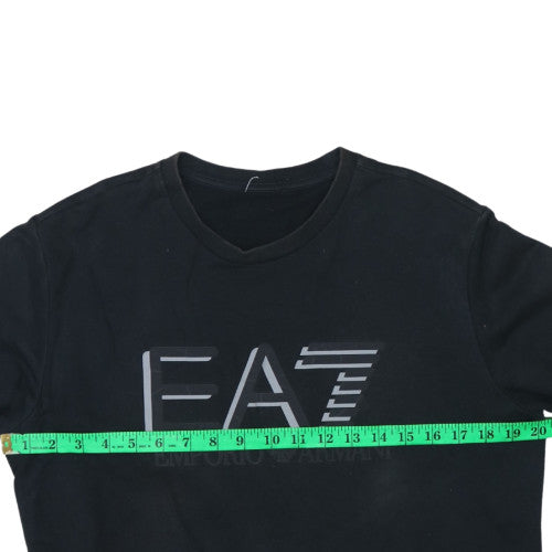 Emporio Armani Men’s Black Crew Neck Logo Sweatshirt Size M