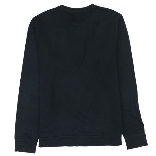 Emporio Armani Men’s Black Crew Neck Logo Sweatshirt Size M