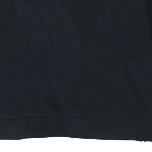 Emporio Armani Men’s Black Crew Neck Logo Sweatshirt Size M