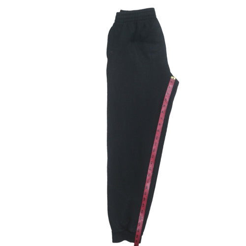 Adidas Boys Black Fleece Jogger Trousers 14 Years Sports Activewear