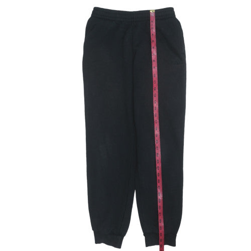 Adidas Boys Black Fleece Jogger Trousers 14 Years Sports Activewear