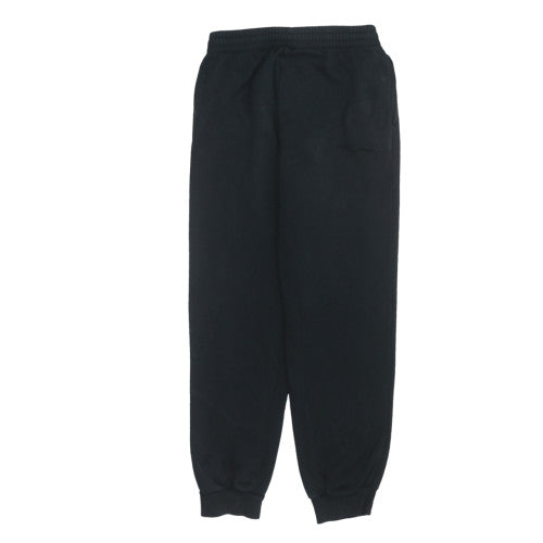 Adidas Boys Black Fleece Jogger Trousers 14 Years Sports Activewear