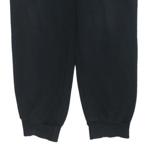 Adidas Boys Black Fleece Jogger Trousers 14 Years Sports Activewear