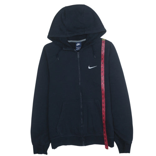 Nike Men's Black Full Zip Hoodie Size L Long Sleeve Fleece