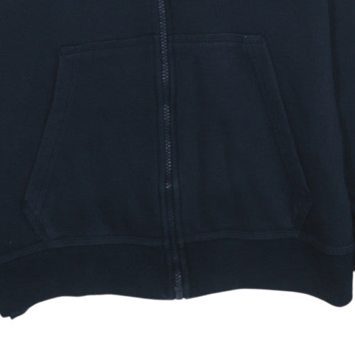 Nike Men's Black Full Zip Hoodie Size L Long Sleeve Fleece