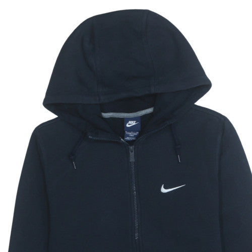 Nike Men's Black Full Zip Hoodie Size L Long Sleeve Fleece