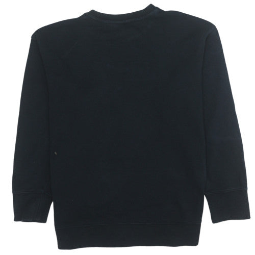 Nike Girls Black XL Fleece Pullover Sweatshirt with Logo Graphic