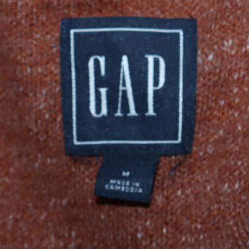 GAP Men's Brown Cotton Crew Neck Pullover Jumper Size M