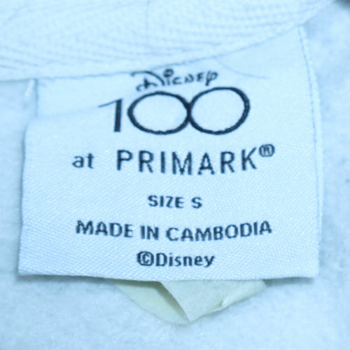 Primark Disney 100 White Pullover Hoodie Women S Graphic Print