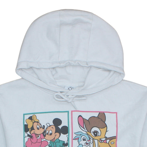 Primark Disney 100 White Pullover Hoodie Women S Graphic Print