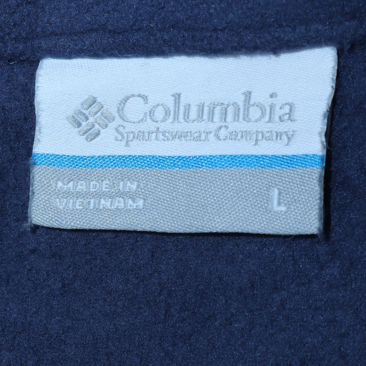 Columbia Womens Blue Fleece Full Zip Jacket Size L Outdoor Wear