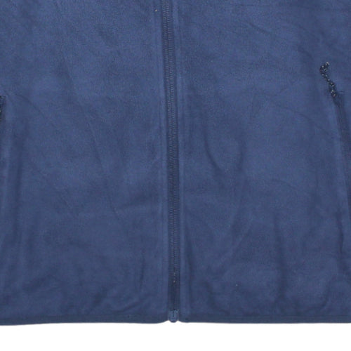 Columbia Womens Blue Fleece Full Zip Jacket Size L Outdoor Wear