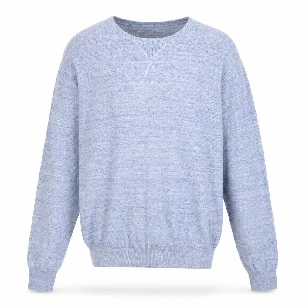 Marks and Spencer North Coast Men’s Blue Cotton Crew Neck Jumper L