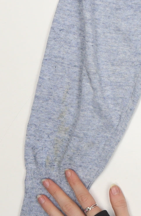 Marks and Spencer North Coast Men’s Blue Cotton Crew Neck Jumper L