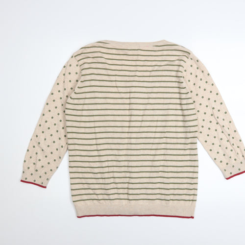 Marks and Spencer Per Una Women’s Beige Floral Cardigan Size 14