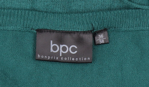 bpc bonprix collection Women Green 10-12 Sequin Star Long Sleeve Sweater Dress