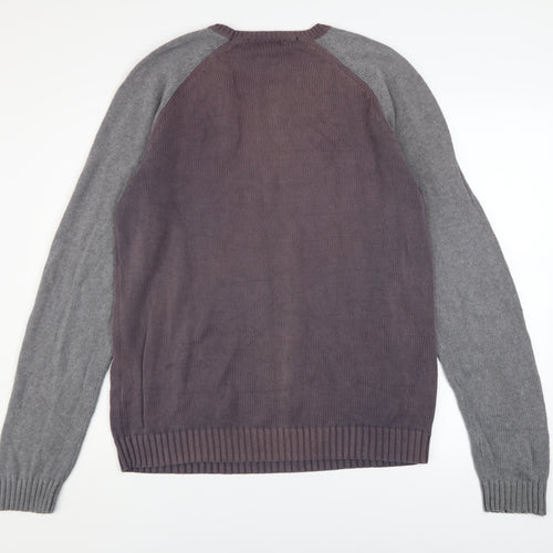 Gap Men’s Grey Cotton Crew Neck Pullover Jumper Size L