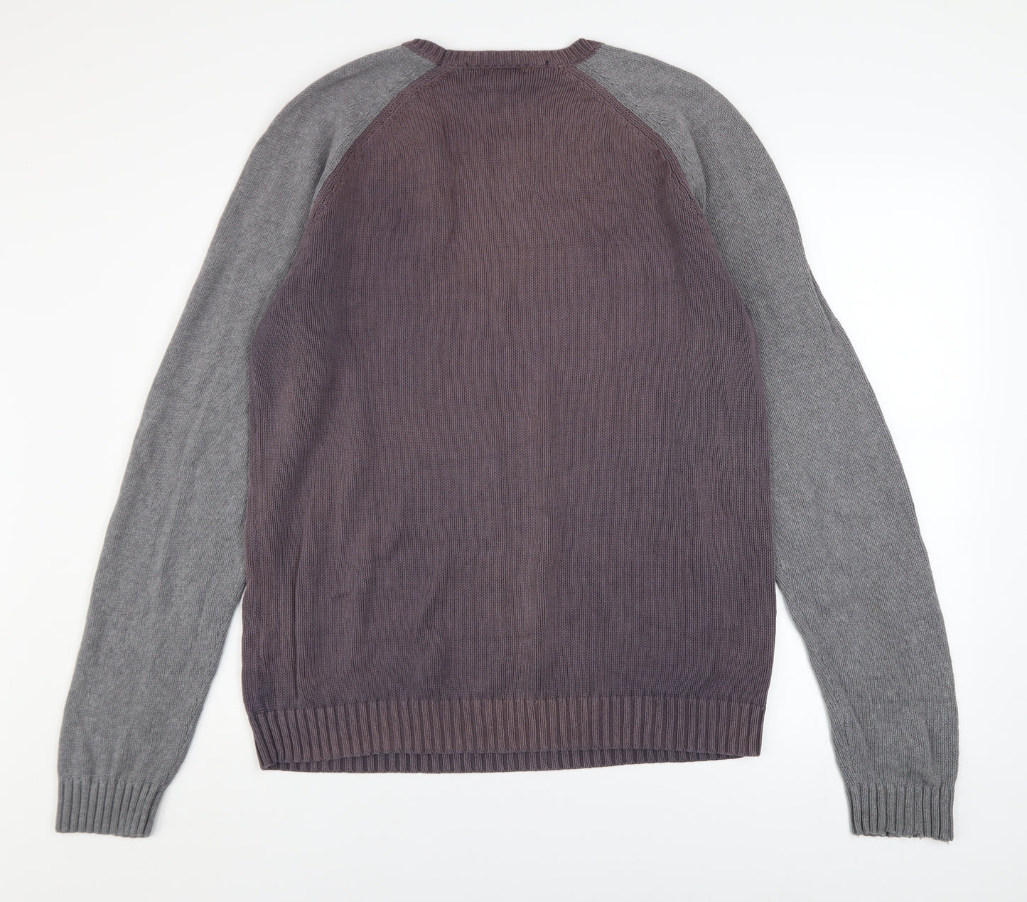 Gap Men’s Grey Cotton Crew Neck Pullover Jumper Size L