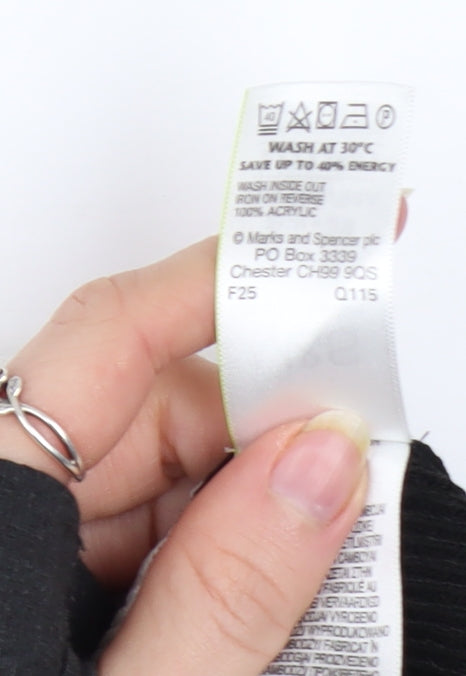 Marks and Spencer Women’s Multicoloured Striped Jumper Size 10