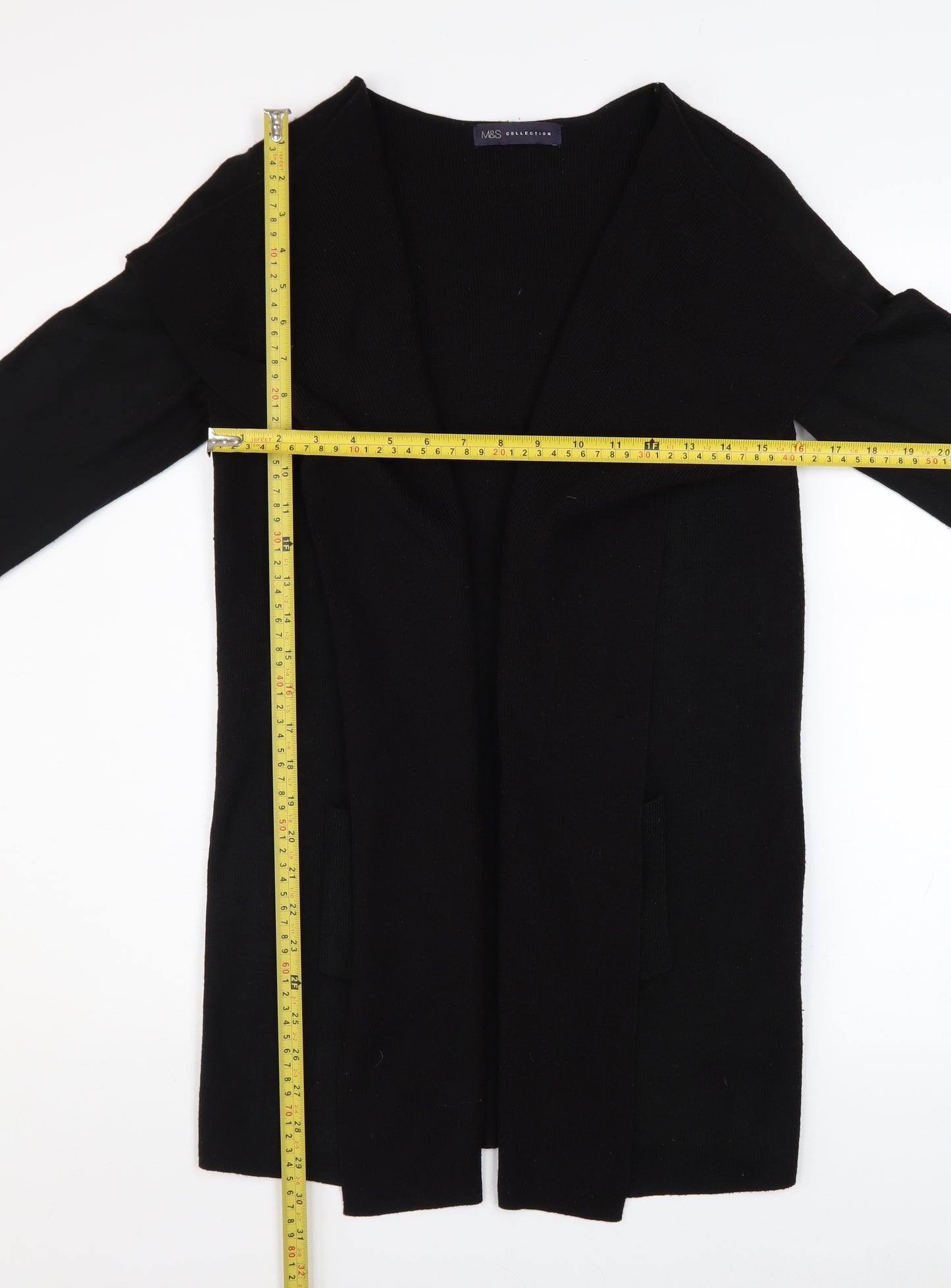 Marks and Spencer Women’s Black Cardigan Size S Long Sleeve Knit