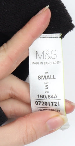 Marks and Spencer Women’s Black Cardigan Size S Long Sleeve Knit