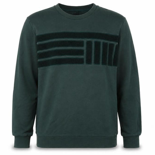Kin by John Lewis Men's Green Cotton Crew Neck Sweatshirt M
