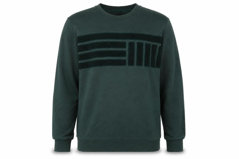 Kin by John Lewis Men's Green Cotton Crew Neck Sweatshirt M