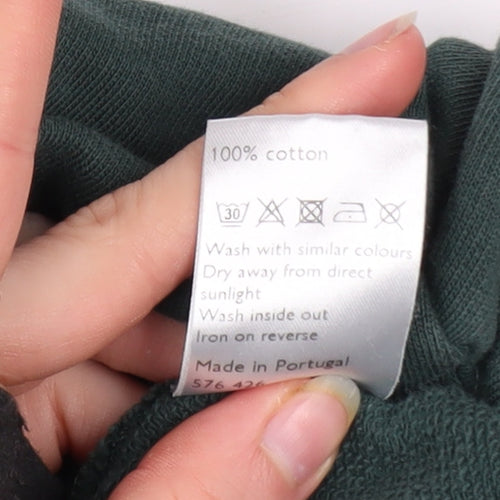 Kin by John Lewis Men's Green Cotton Crew Neck Sweatshirt M