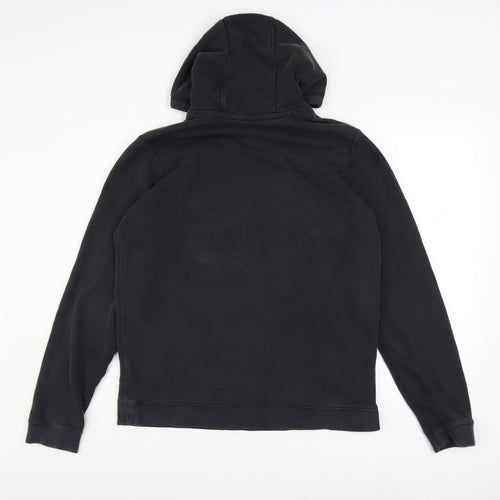 Nike Men’s Black Pullover Hoodie L Regular Fit Fleece Sweatshirt