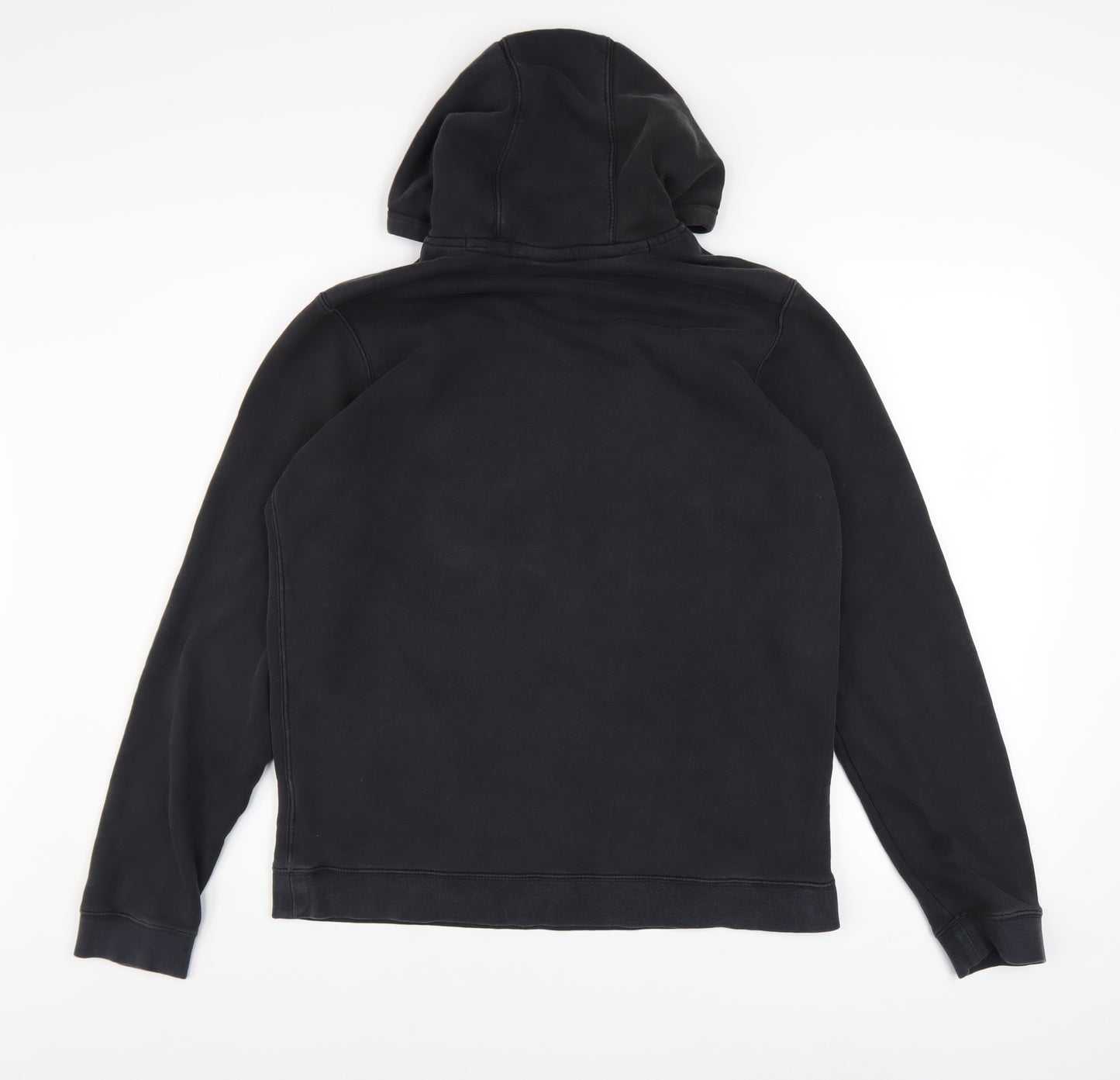 Nike Men’s Black Pullover Hoodie L Regular Fit Fleece Sweatshirt