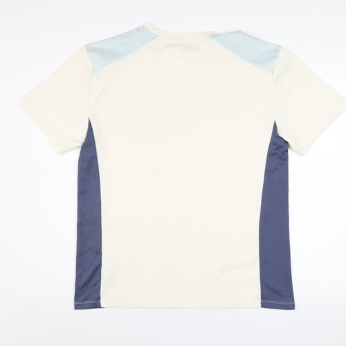 ASOS 4505 Men's Beige Colourblock Athletic T-Shirt Size L