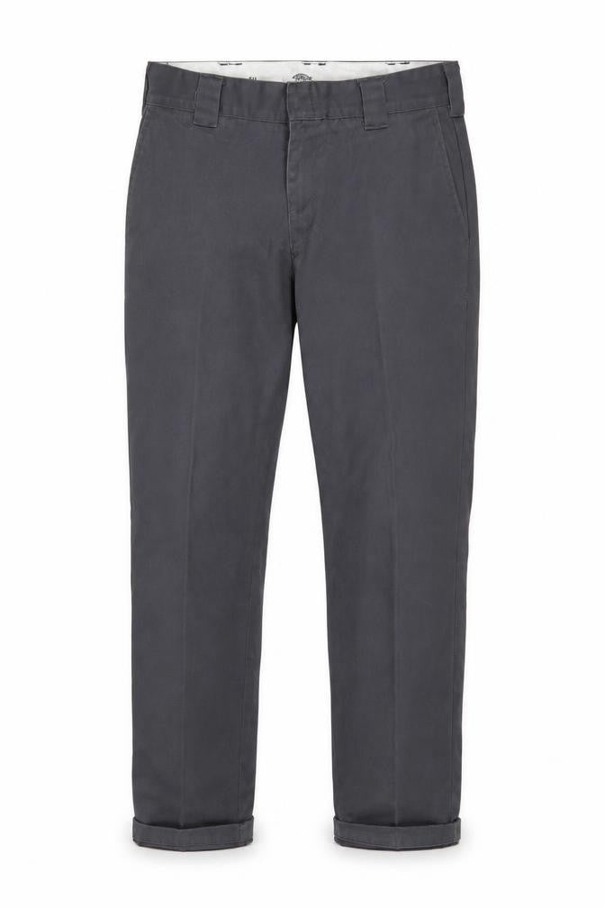 Dickies Men's Grey Slim Fit Work Chino Trousers W30 L30
