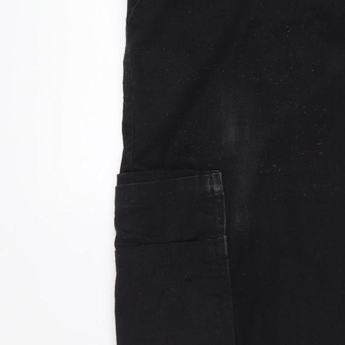 Hab Wears Men's Black Work Cargo Trousers Size 38 Regular Fit