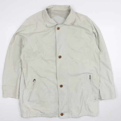 Schnittger Beige Woven Single-Breasted Jacket Size 2XL Unisex