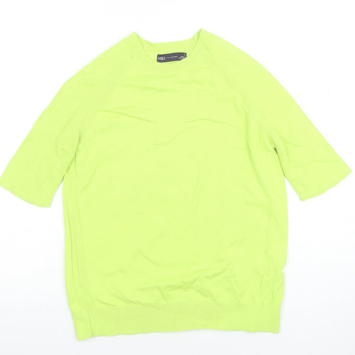 Marks and Spencer Women’s Green Short Sleeve Knit T-Shirt Size S