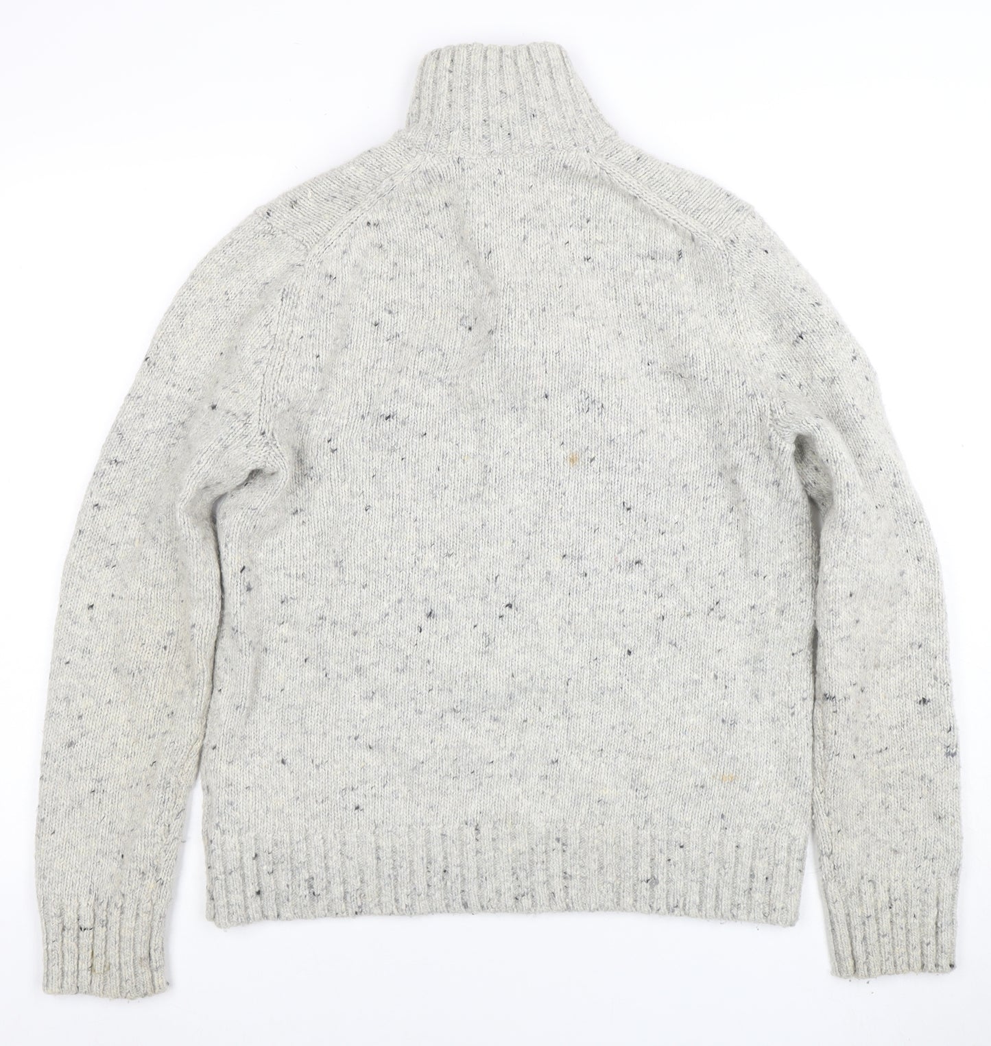 Banana Republic Men's Grey Wool Alpaca High Neck Pullover Jumper M