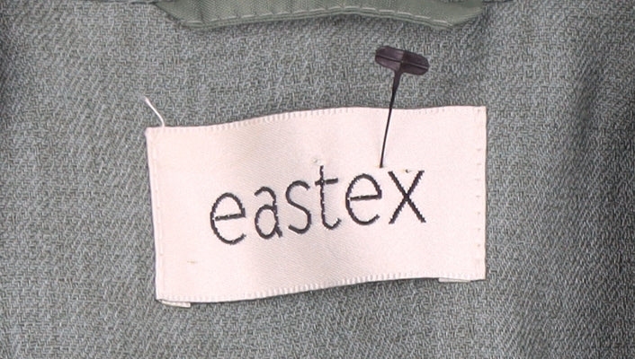 Eastex Women Green Size 16 Classic Single-Breasted Blazer