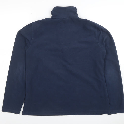 Mountain Warehouse Women's Navy Fleece Pullover 1/2 Zip Size 12