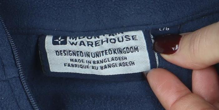 Mountain Warehouse Women's Navy Fleece Pullover 1/2 Zip Size 12