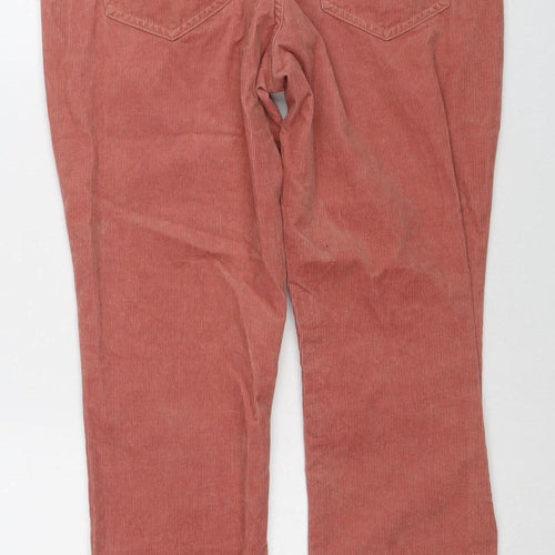 Lands' End Women’s Brown Corduroy Chino Trousers Size 12
