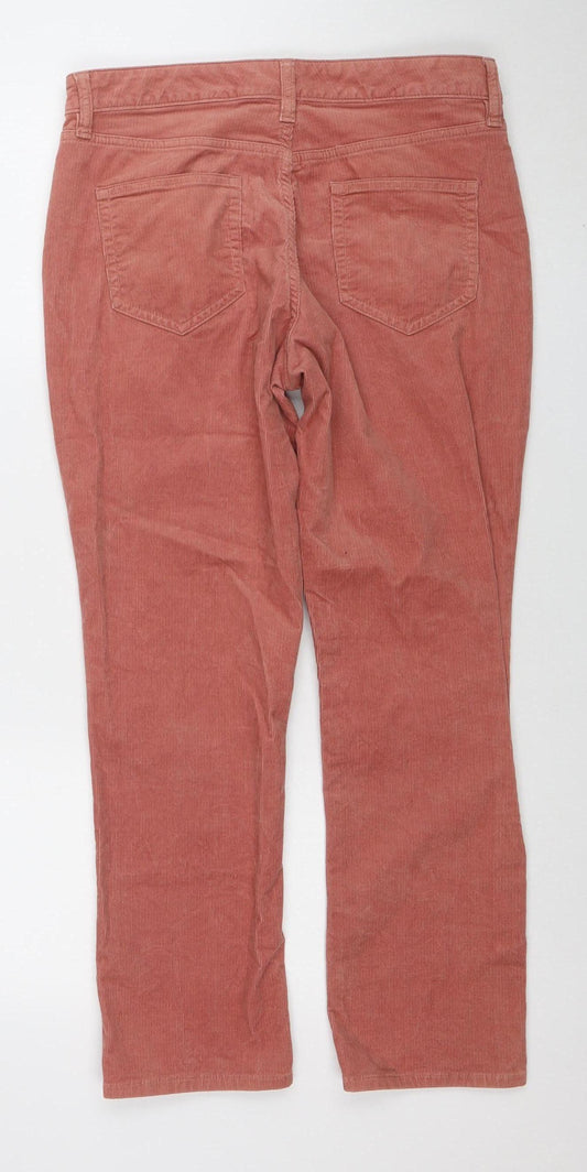 Lands' End Women’s Brown Corduroy Chino Trousers Size 12