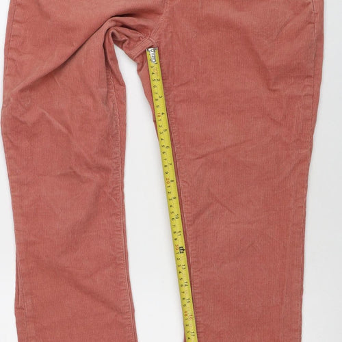 Lands' End Women’s Brown Corduroy Chino Trousers Size 12