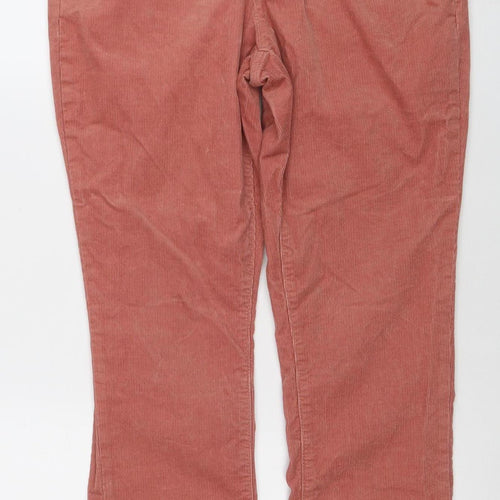 Lands' End Women’s Brown Corduroy Chino Trousers Size 12