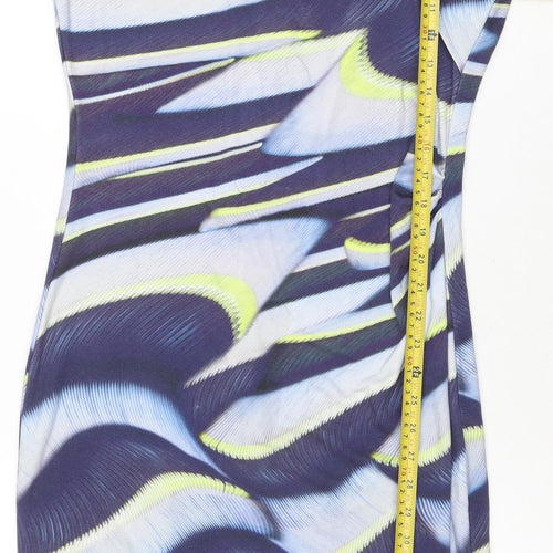 Escada Women’s Multicoloured Size 12 Bodycon Knee Dress